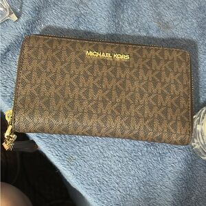 Michael Kors Signature Brown Wallet